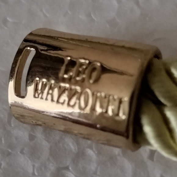 Leo Mazzotti Light Green Rope Knot Bracelet Small Magnetic closure - Picture 7 of 9